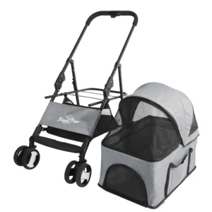 ​4-Wheel Pet Stroller Rain Cover
