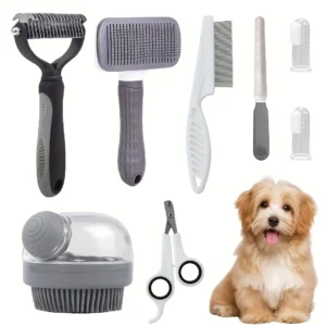 8-in-1 Self-Cleaning Grooming Kit