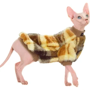 Fleece Sphynx Winter Warm Pullover