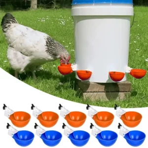​4PCS Automatic Poultry Waterer Kit