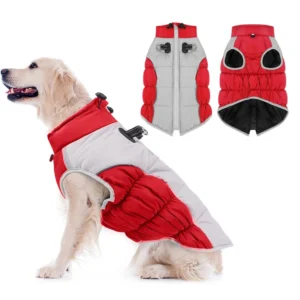 XL Reflective Zipper Dog Jacket