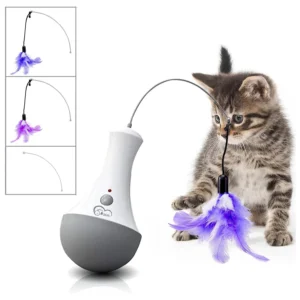 Automatic Feather Teaser Cat Toy