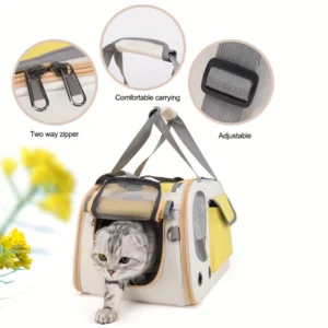 Foldable Pet Cat Carrier Lightweight