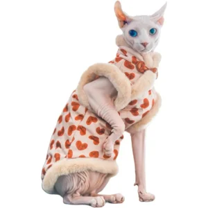 Hairless Cat Cheongsam Fleece Vest