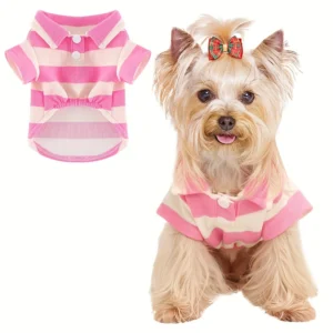 Collared Summer Dog Shirt Breathable