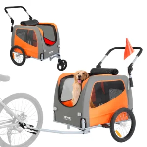 ​66lb Pet Bike Trailer Stroller​