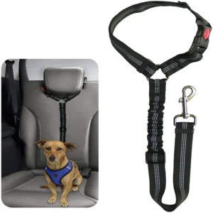 Elastic Reflective Dog Seat Belt